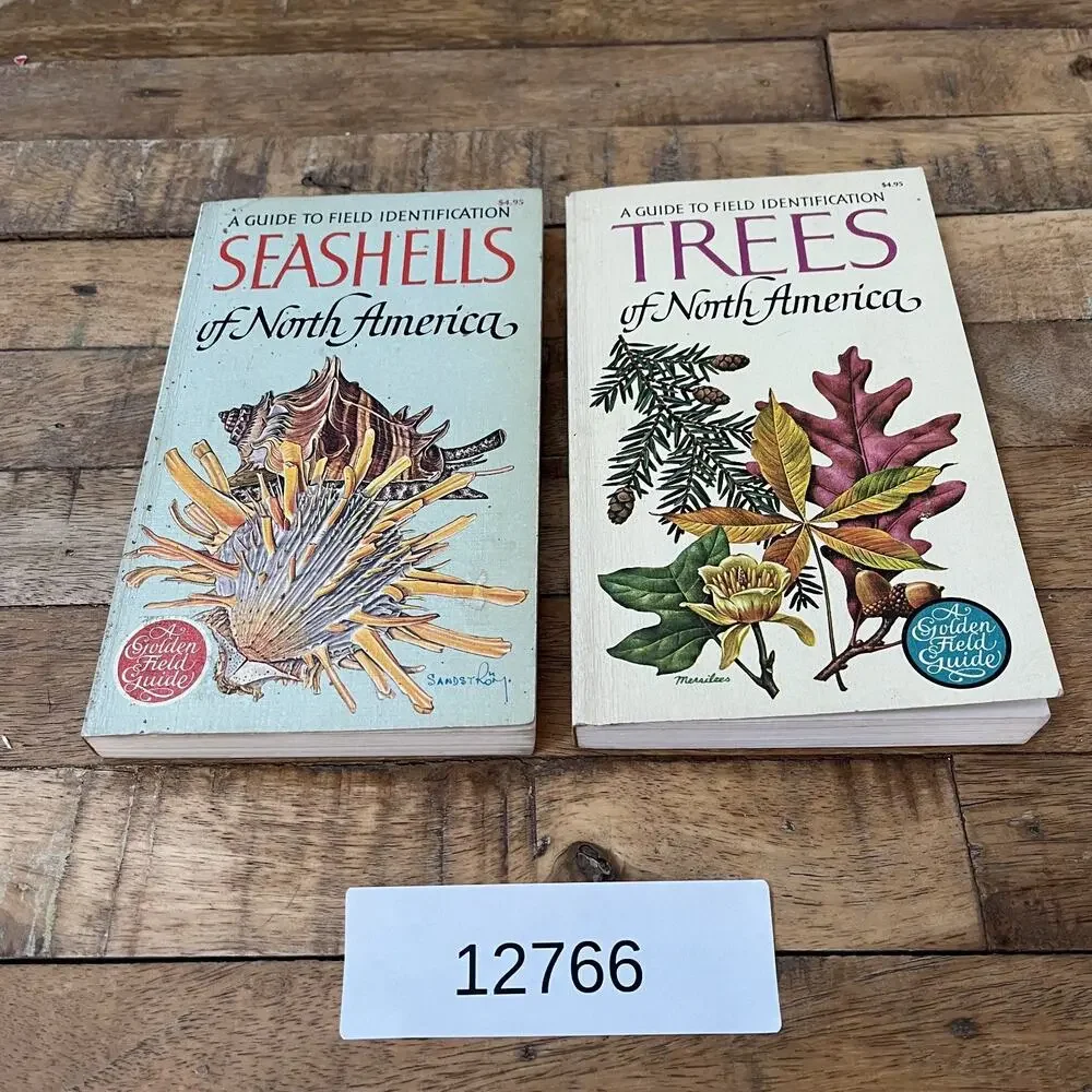 A Guide To Identification North America Seashells & Trees Set of 2 Hardcover